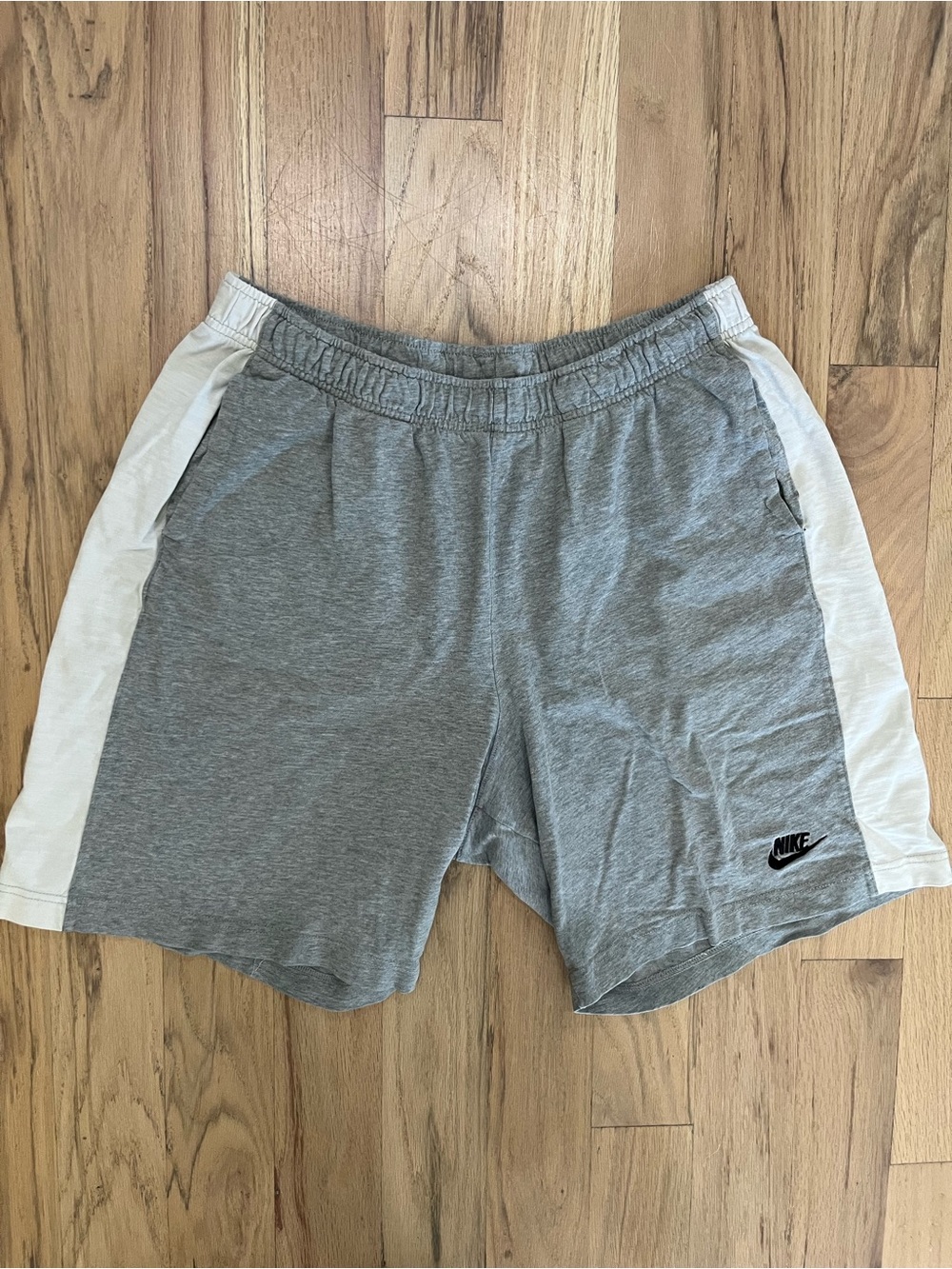 Unique Nike gray heather sweat shorts